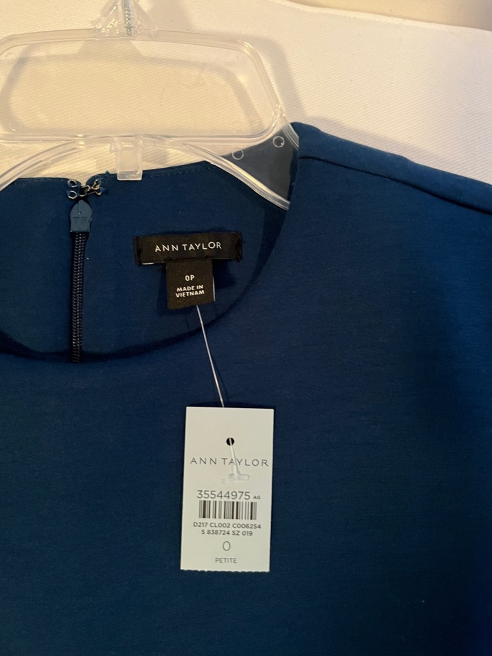 NWT Ann Taylor Teal Midi Sheath Dress - Picture 3 of 3